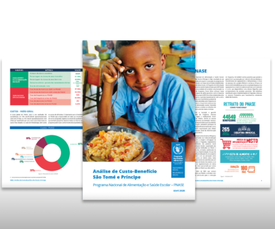 Centro de Excelência do WFP lança publicação sobre alimentação escolar em São Tomé e Príncipe