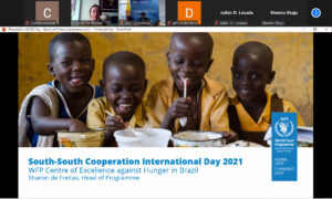 Centro de Excelência do WFP participa de evento para comemorar o Dia das Nações Unidas para a Cooperação Sul-Sul