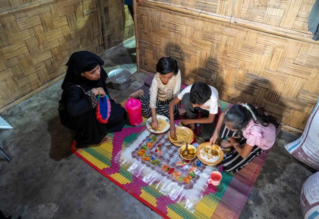 WFP is facing severe funding shortfalls that put food assistance for over 1 million Rohingya refugees at risk, with food rations set to be significantly reduced starting in April 2025 without immediate support. The potential cuts come at a time when malnutrition is already above emergency levels amidst a worsening security situation in the camps. Another round of cuts would not only deepen hunger and malnutrition but also expose families to protection and security risks, particularly for women and girls. US$81 million is urgently needed to sustain full rations through December 2025. Out of which US$15 million is needed to avoid ration cuts in April.
