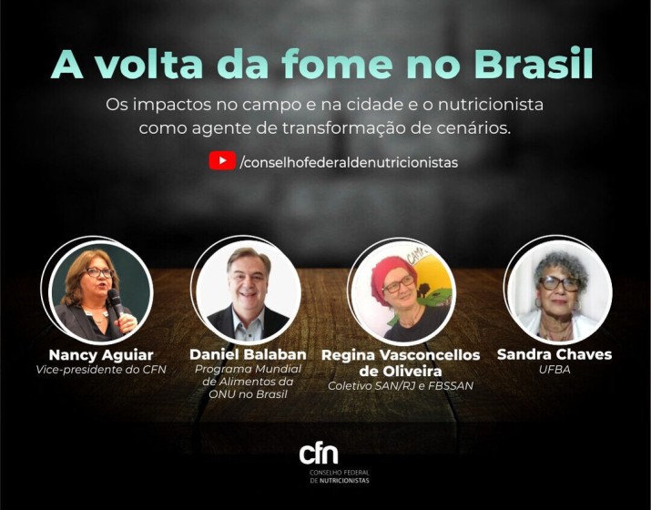 WFP participa de debate organizado pelo Conselho Federal de Nutricionistas (CFN)