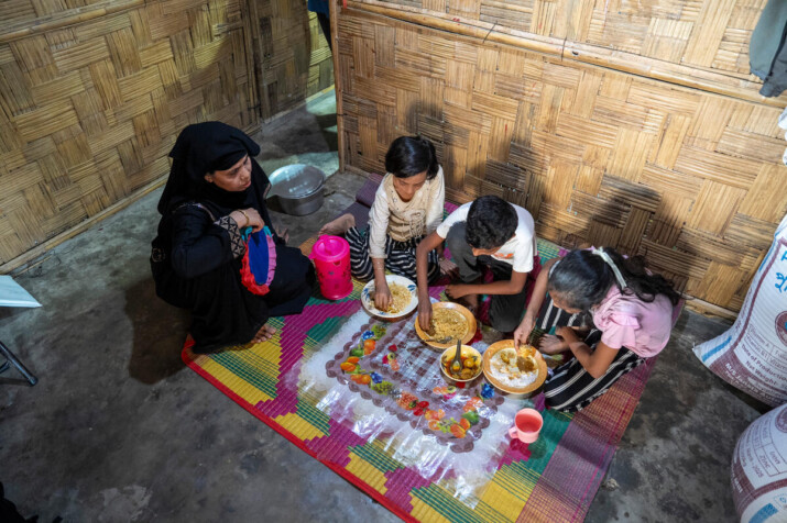 WFP is facing severe funding shortfalls that put food assistance for over 1 million Rohingya refugees at risk, with food rations set to be significantly reduced starting in April 2025 without immediate support. The potential cuts come at a time when malnutrition is already above emergency levels amidst a worsening security situation in the camps. Another round of cuts would not only deepen hunger and malnutrition but also expose families to protection and security risks, particularly for women and girls. US$81 million is urgently needed to sustain full rations through December 2025. Out of which US$15 million is needed to avoid ration cuts in April.