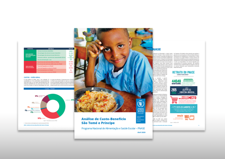 Centro de Excelência do WFP lança publicação sobre alimentação escolar em São Tomé e Príncipe